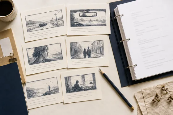 Storyboard and script