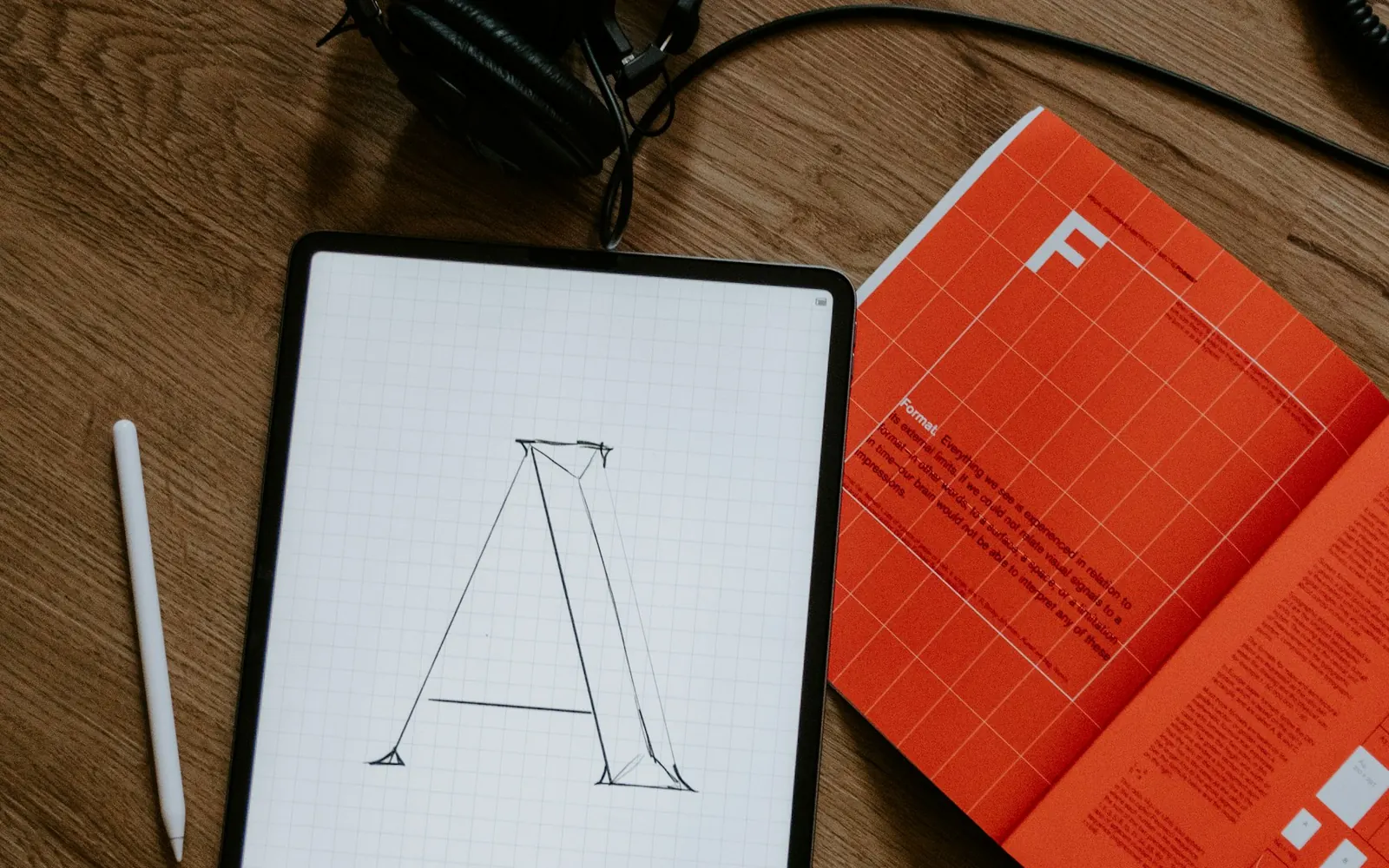 Printed brand identity system laid out