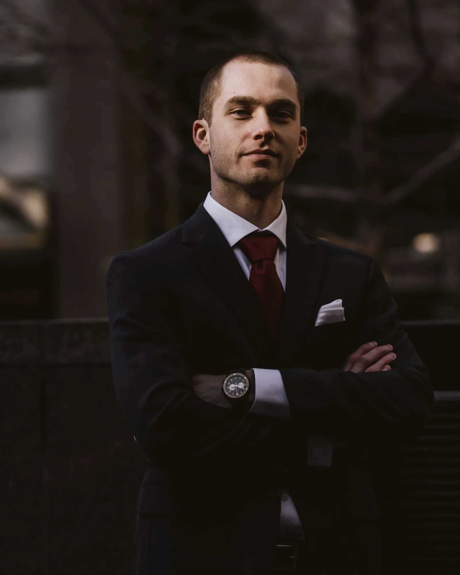 Agency founder in the studio