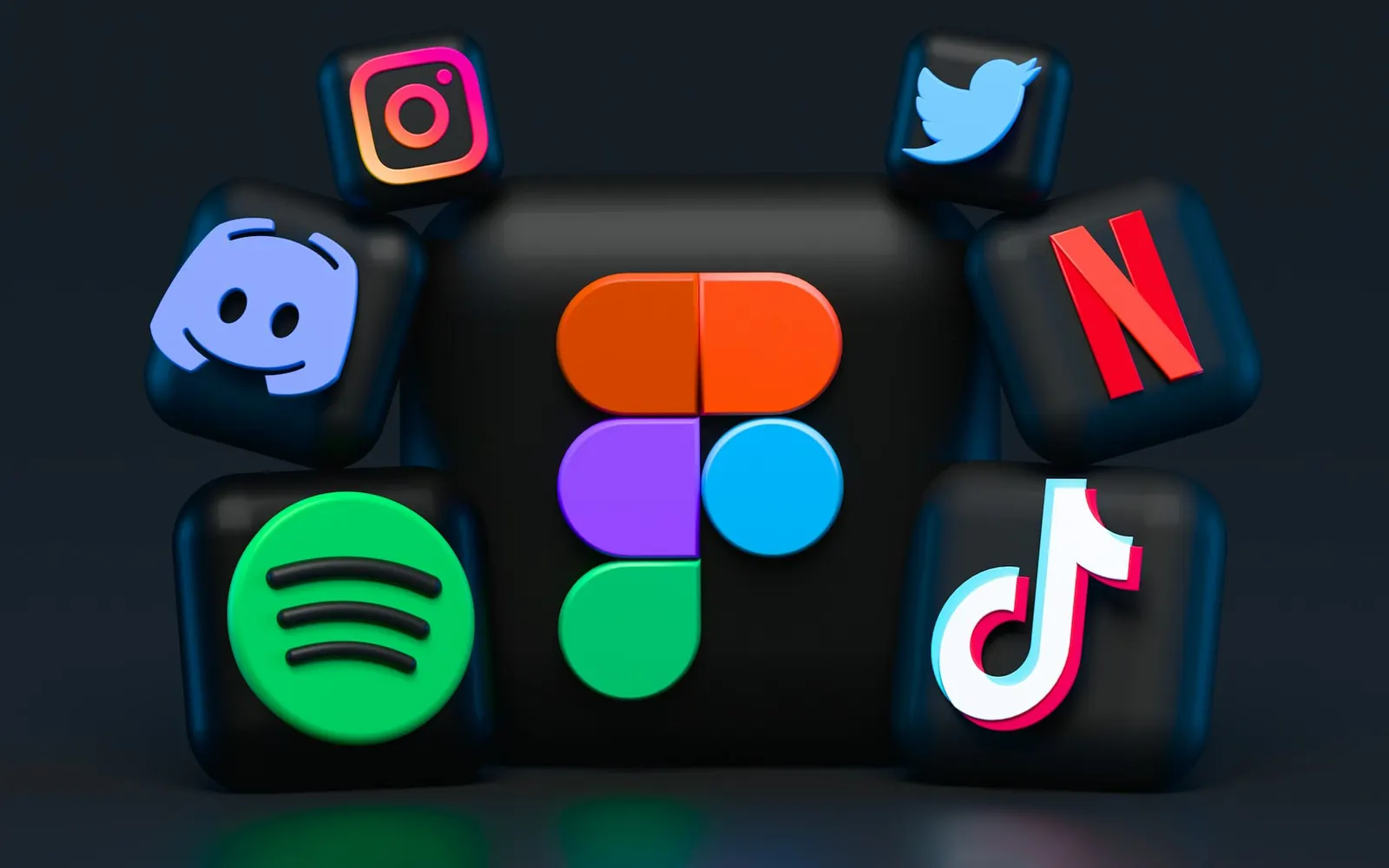 Social platform apps on a phone