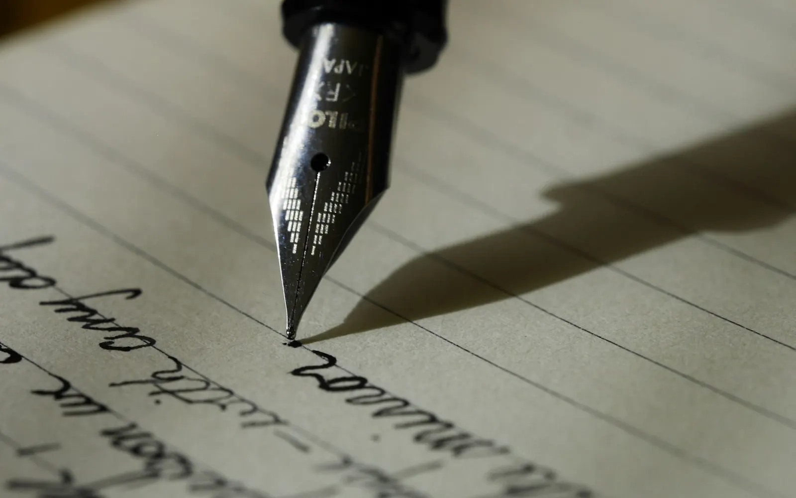 Long-form copy being drafted
